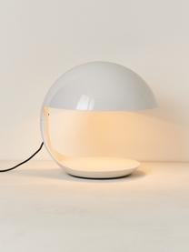 Tafellamp Cobra met draaibare lampenkap, Kunststof, gelakt, Wit, Ø 40 x H 40 cm