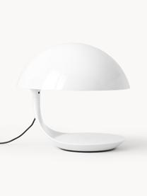 Lampa stołowa Cobra, Tworzywo sztuczne lakierowane, Biały, Ø 40 x W 40 cm