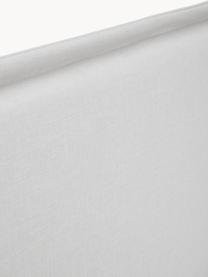 Premium Boxspringbett Violet, Matratze: 5-Zonen-Taschenfederkern, Füße: Massives Birkenholz, lack, Webstoff Hellgrau, B 140 x L 200 cm, Härtegrad H2