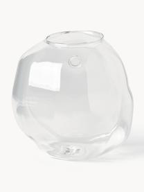 Wandvaas Pebbel, Ø 18 cm, Glas, Transparant, Ø 18 x H 18 cm