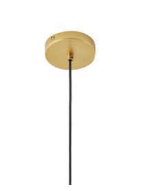 Lampa wisząca Rania, Blady różowy, złoty, Ø 14 x W 20 cm