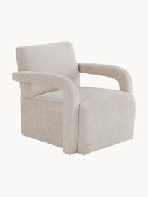 Sillón Doral, Tapizado: 100% poliéster Alta resis, Estructura: madera contrachapada, Tejido beige claro, An 74 x Al 82 cm