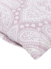 Fundas de almohada de algodón ecológico tejido renforcé Manon, Lila, An 45 x L 110 cm