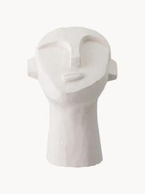 Figura decorativa Man, Cemento pintado, Blanco, An 18 x Al 22 cm