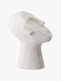 Figura decorativa Man, Cemento pintado, Blanco, An 18 x Al 22 cm