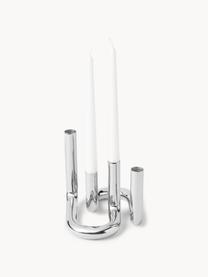 Set 2 candelabri Mars, Metallo, Argentato lucido, Set in varie misure