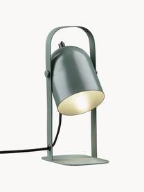 Verstelbare tafellamp Nesvik, Lamp: bekleed ijzer, Saliegroen, B 11 x H 29 cm