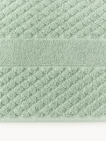 Alfombrilla de baño texturizada Katharina, Verde salvia, An 50 x L 70 cm
