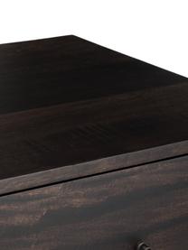 Skříňka z masivního mangového dřeva Kent, Konstrukce: lakované mangové dřevo Úchyty: kov