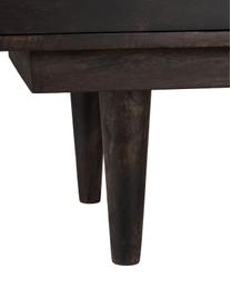 Credenza in legno di mango massiccio Kent, Maniglie: metallo, Legno di mango, verniciato presa: metallo, Larg. 160 x Alt. 86 cm