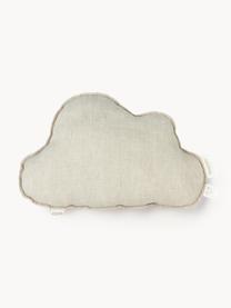 Kuschelkissen Cloud aus Leinen, Bezug: 100 % Leinen, Greige, B 24 x L 38 cm