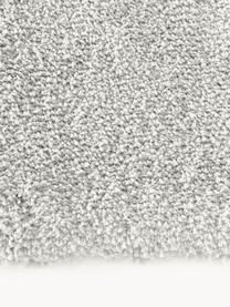 Flauschiger Hochflor-Teppich Leighton, Flor: Mikrofaser (100 % Polyest, Hellgrau, B 80 x L 150 cm (Größe XS)