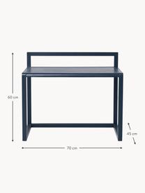 Holz-Kinderschreibtisch Little Architect, Eschenholz, Eschenholzfurnier, Mitteldichte Holzfaserplatte (MDF)

Dieses Produkt wird aus nachhaltig gewonnenem, FSC®-zertifiziertem Holz gefertigt., Graublau, B 70 x T 45 cm