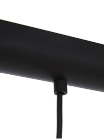 Lámpara de techo Priddy, Acero pintado, Negro, An 98 x Al 20 cm