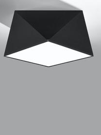 Lampa sufitowa Clarity, Tworzywo sztuczne (PVC), Czarny, Ø 30 x W 15 cm