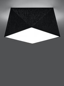 Lampa sufitowa Clarity, Tworzywo sztuczne (PVC), Czarny, Ø 30 x W 15 cm