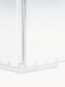 Mesa de centro para exterior de diseño Invisible, Vidrio acrílico, Transparente, An 120 x Al 40 cm