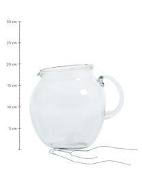 Pichet verre recyclé Unexpected, 3 L, Verre recyclé, Transparent, larg. 17 x haut. 20 cm, 3 L