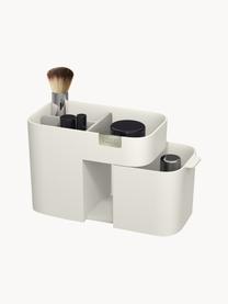 Organizer per cosmetici con chiusura magnetica Viva, Plastica, Bianco latte, Larg. 17 x Prof. 10 cm