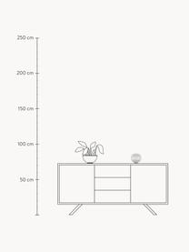 Mobilna lampa stołowa LED z funkcją przyciemniania Mini Planet, Stelaż: tworzywo sztuczne, Transparentny, Ø 16 x W 14 cm