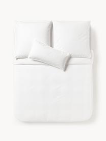 Housse de couette en percale de coton Debbie, Blanc, larg. 200 x long. 200 cm