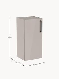 Mueble de baño de pared Orna, 42 cm, Beige, An 42 x Al 85 cm