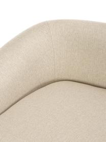 Chaise-longue componibile Sofia, Rivestimento: 100% polipropilene Con 23, Struttura: legno di pino massiccio, , Piedini: plastica, Tessuto beige, Larg. 340 x Prof. 95 cm, schienale a destra