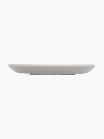 Dinerbord Trama uit Melamine, 4 stuks, Melamine, Mat wit, Ø 27 x H 3 cm