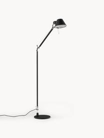 Lampa podłogowa Tolomeo Lettura, Stelaż: aluminium, stal powlekana, Czarny, W 167 cm