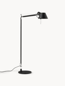 Leselampe Tolomeo Lettura, Lampenschirm: Aluminium, Stahl, beschic, Gestell: Aluminium, Stahl, beschic, Schwarz, H 167 cm