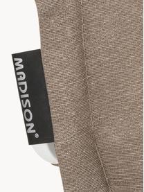 Hoog effen tuinstoelkussen Panama, Bekleding: 50% katoen, 50% polyester, Taupe, B 42 x L 120 cm