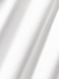 Sábana bajera de satén Premium, Blanco, Cama 90 cm (90 x 200 x 25 cm)