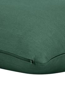 Housse de coussin rectangulaire coton vert Mads, Vert