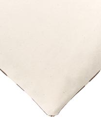 Federa arredo boho color bianco crema/marrone Deliah, 100% cotone, Marrone, Larg. 45 x Lung. 45 cm