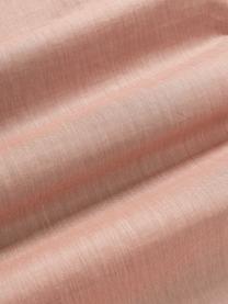 Taie d'oreiller en coton seersucker à carreaux Davey, Terracotta, blanc, larg. 50 x long. 70 cm
