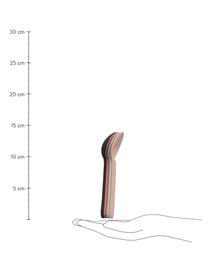 Komplet łyżek Bambino, 4 elem., Włókna bambusowe, melamina, bezpieczna dla żywności
Bez BPA, PVC i ftalanów, Odcienie łososiowego, jasny szary, szary, terakota, S 4 x D 14 cm
