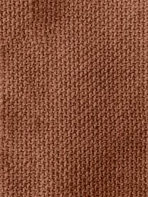 Modulares Sofa Lennon (4-Sitzer) mit Hocker, Bezug: 100 % Polyester Der strap, Gestell: Massives Kiefernholz FSC-, Füße: Kunststoff, Webstoff Nougat, B 327 x T 207 cm