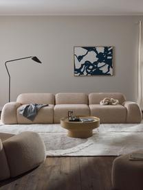 Modulares Sofa Wolke (4-Sitzer) aus Bouclé, Bezug: Bouclé (96 % Polyester, 4, Füße: Kunststoff Dieses Produkt, Bouclé Peach, B 343 x T 118 cm