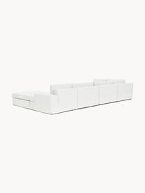 Sofá rinconera modular Russell, desenfundable, Tapizado: 100% algodón Alta resiste, Tapizado: relleno de espuma, Estructura: madera contrachapada de p, Patas: plástico Este producto es, Tejido Off White, An 412 x F 206 cm