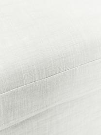 Sofa modułowa Russell, Tapicerka: 100% bawełna Dzięki tkani, Stelaż: lite drewno sosnowe, skle, Nogi: tworzywo sztuczne Ten pro, Tkanina w odcieniu złamanej bieli, S 412 x W 77 cm