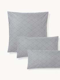 Katoenen kussenhoes Milano met grafisch patroon, Weeftechniek: renforcé Draaddichtheid 1, Wit, B 60 x L 70 cm