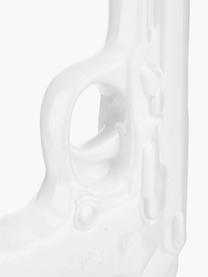 Wazon z porcelany Gun, Porcelana glazurowana, Biały, S 12 x W 17 cm