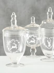 Aufbewahrungsgläser-Set Kia, 3-tlg., Glas, Transparent, Set mit verschiedenen Größen