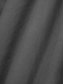 Drap-housse en flanelle pour surmatelas Biba, Anthracite, larg. 200 x long. 200 cm, haut. 15 cm