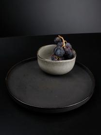 Assiette à dessert noire Studio Urban, 4 pièces, Grès cérame, Noir, Ø 22 cm