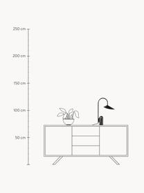 Velká stolní lampa s mramorovou podstavou Arum, nastavitelná, Černá, mramorovaná, Š 34 cm, V 50 cm