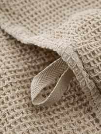 Strofinaccio in cotone a nido d'ape Mona, 100% cotone, Beige, Larg. 50 x Lung. 70 cm