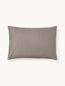 Funda de almohada de franela Biba, Taupe, An 45 x L 110 cm