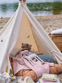 Tenda per bambini in cotone Millo, Struttura: bambù, Beige chiaro, Larg. 110 x Alt. 127 cm