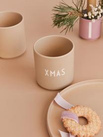 Tazza di design con scritte Favorite XMAS, Fine Bone China (porcellana)
Fine bone china è una porcellana a pasta morbida particolarmente caratterizzata dalla sua lucentezza radiosa e traslucida, Beige, bianco, Ø 8 x Alt. 9 cm, 250 ml